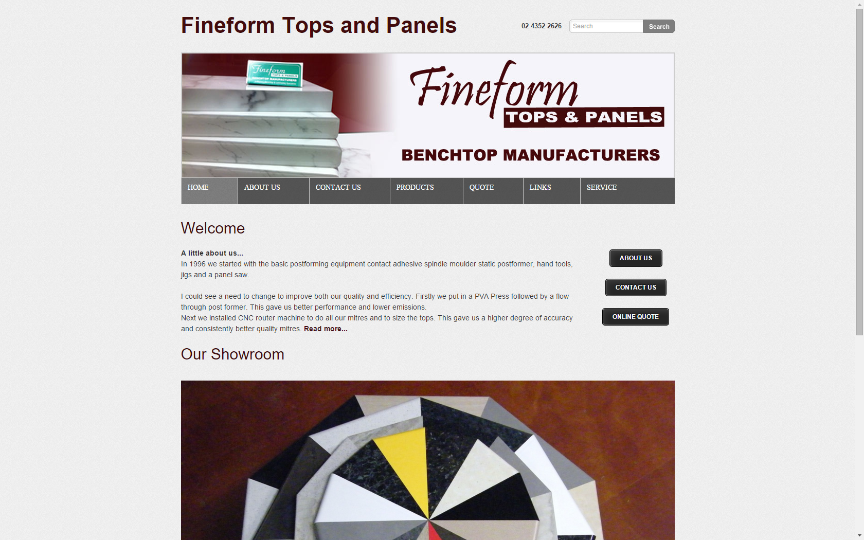 Fineform Tops and Panels