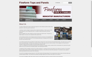 Fineform Tops and Panels