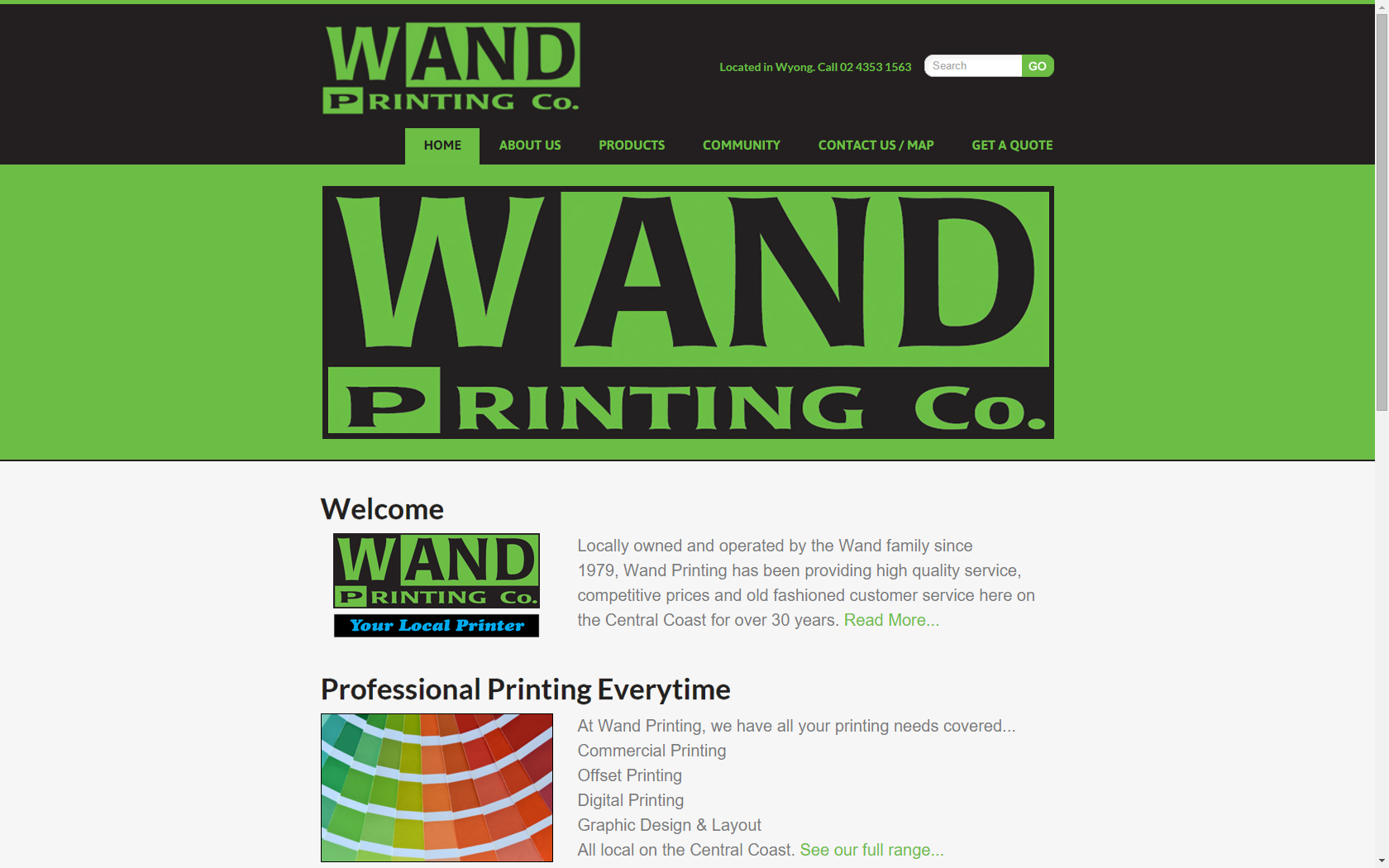Wand Printing